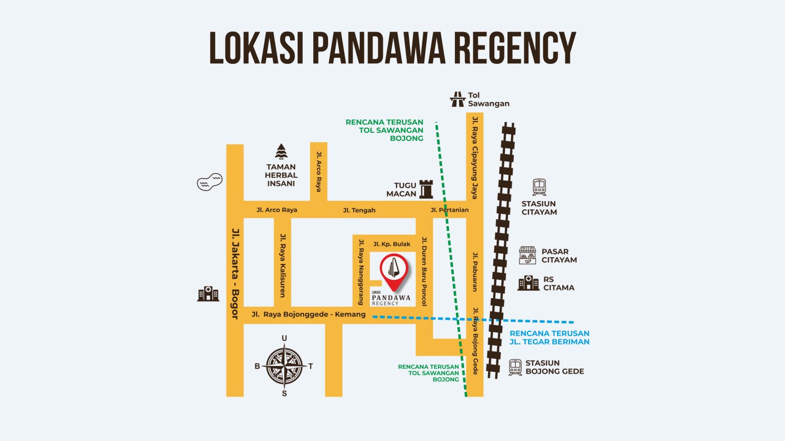 lokasi pandawa regency